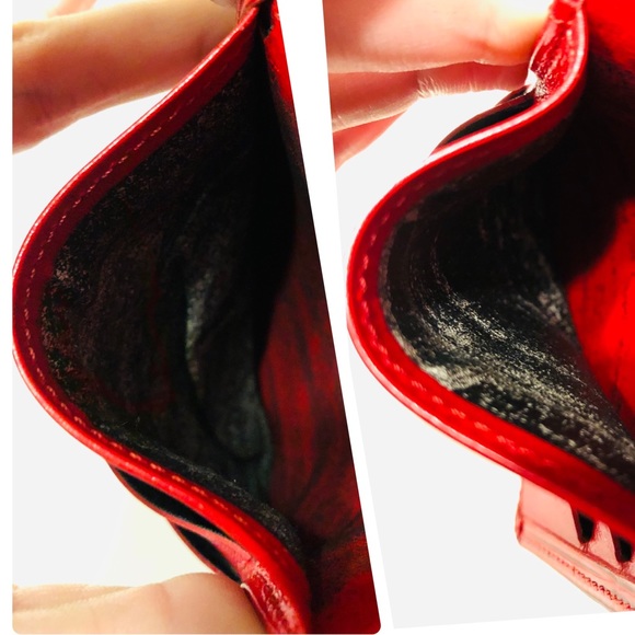 GENUINE LOUIS VUITTON Red Epi Six-Cartes Wallet - Picture 11 of 16